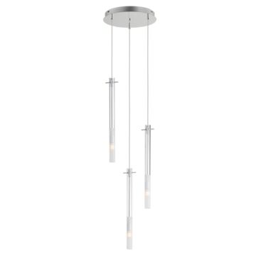 Pipette LED Pendant in Polished Chrome by ET2