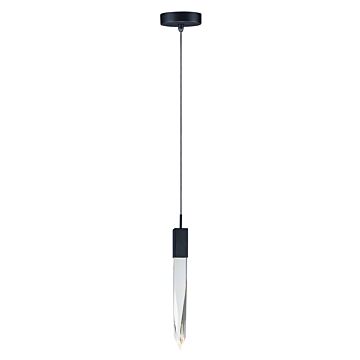 Quartz LED Mini Pendant in Black by ET2