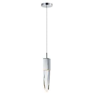 Quartz LED Mini Pendant in Polished Chrome by ET2