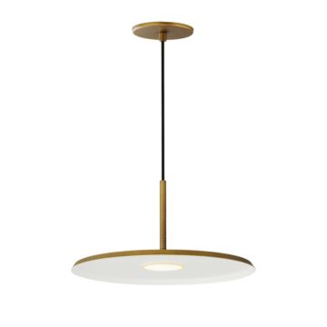 Berliner LED Pendant in Antique Brass by ET2