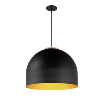 Foster LED Pendant in Black  Gold by ET2