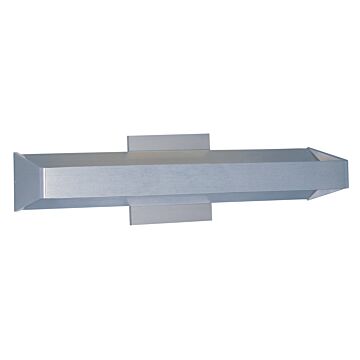 Alumilux Titan LED Outdoor Wall Sconce in Satin Aluminum by ET2