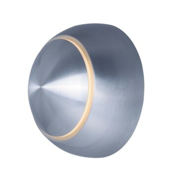 Alumilux Fulcrum LED Outdoor Wall Sconce in Satin Aluminum by ET2