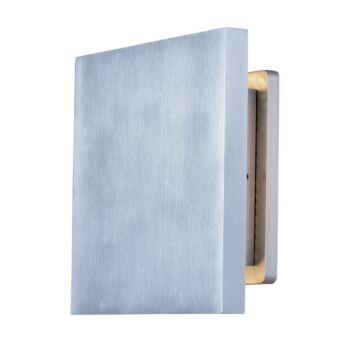 Alumilux Tau LED Outdoor Wall Sconce in Satin Aluminum by ET2