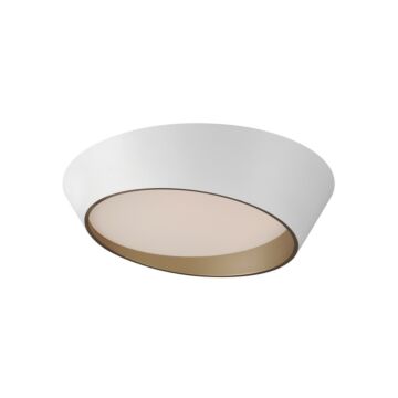 Slant LED Flush Mount in WhiteGold by ET2