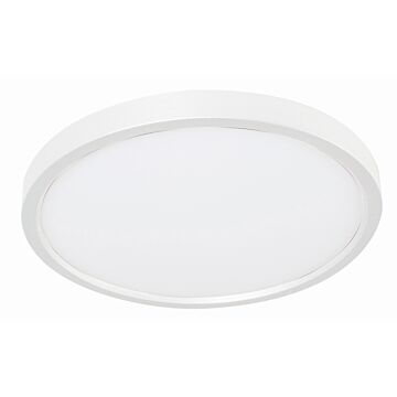 Edge Round LED Flush Mount in White by AFX Lighting