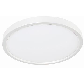 Edge Round LED Flush Mount in White by AFX Lighting