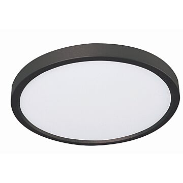 Edge Round LED Flush Mount in Black by AFX Lighting