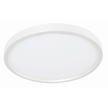 Edge Round LED Flush Mount in White by AFX Lighting