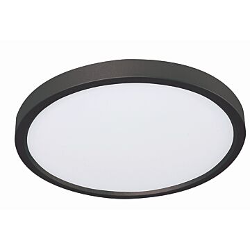 Edge Round Large LED Flush Mount in Black by AFX Lighting