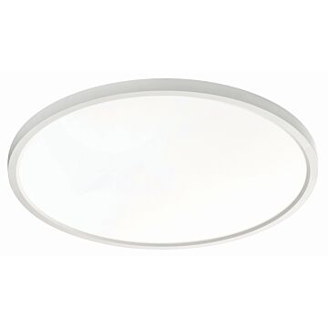 Edge Round Large LED Flush Mount in White by AFX Lighting