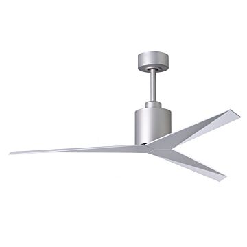 Eliza 6-Speed DC 56" Ceiling Fan in Brushed Nickel with Gloss White blades