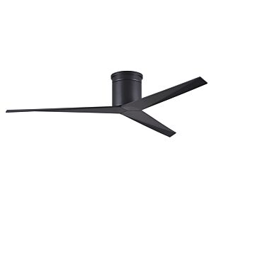 Eliza 6-Speed DC 56" Ceiling Fan in Matte Black with Matte Black blades