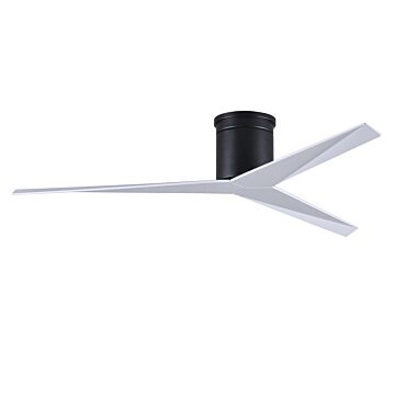 Eliza 6-Speed DC 56" Ceiling Fan in Matte Black with Gloss White blades