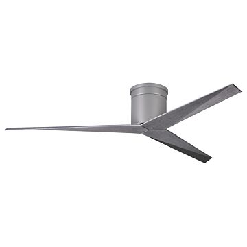 Eliza 6-Speed DC 56" Ceiling Fan in Brushed Nickel with Barn Wood Tone blades