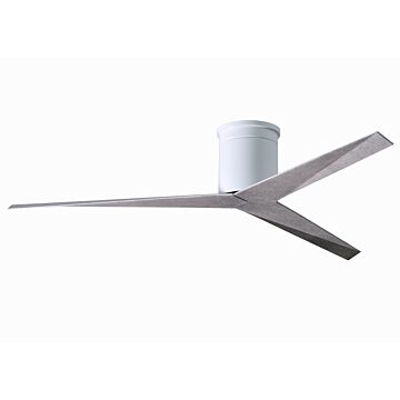 Eliza 6-Speed DC 56" Ceiling Fan in Gloss White with Barn Wood blades