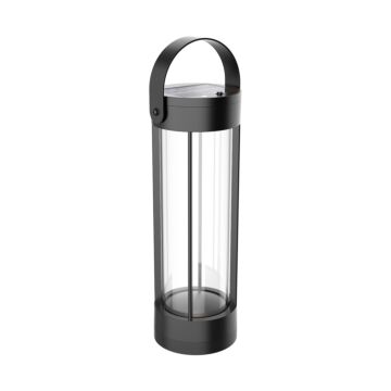 Suara LED Portable Lamp in Black by Kuzco Lighting