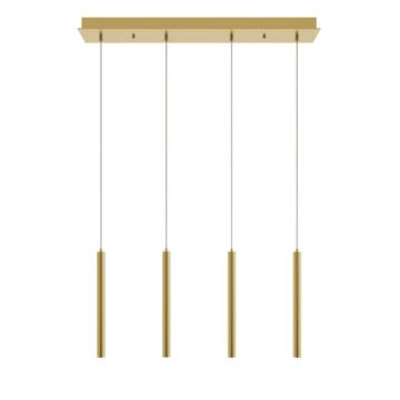 Eli LED Pendant in Satin Brass by AFX Lighting