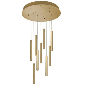 Eli LED Pendant in Satin Brass by AFX Lighting