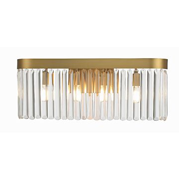 Emory Four Light Bath in Modern Gold by Crystorama