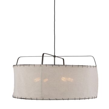 Dunne Four Light Pendant in Aged Iron by Visual Comfort Studio