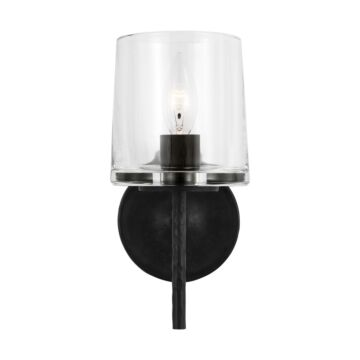 Marietta One Light Wall Sconce in Aged Iron by Visual Comfort Studio