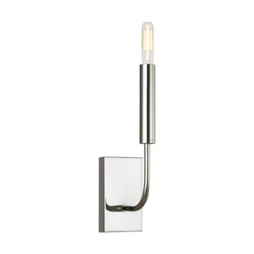 Brianna One Light Wall Sconce in Polished Nickel by Visual Comfort Studio