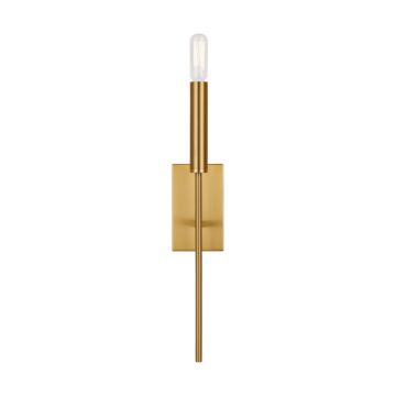 Brianna One Light Wall Sconce in Burnished Brass by Visual Comfort Studio