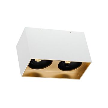 Exo LED Flush Mount in Gold Haze by Visual Comfort Modern