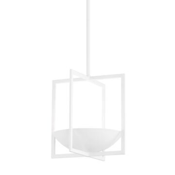 Loki 4-Light Pendant in Gesso White