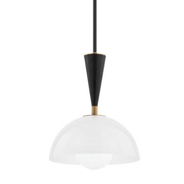 Payson One Light Pendant in Patina Brass by Troy Lighting