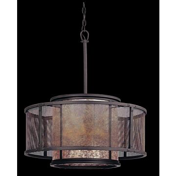 Troy Copper Mountain 6 Light Chandelier in Copper Mountain Bronze