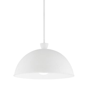 Tygo 1-Light Pendant in Gesso White