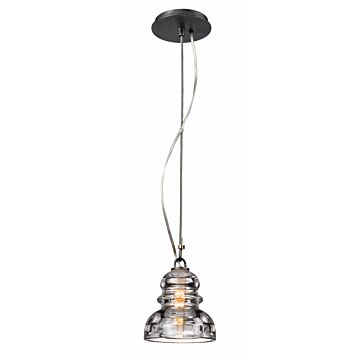 Troy Menlo Park 10 Inch Pendant Light in Old Silver