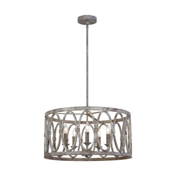 Patrice Five Light Hanging Shade in Deep Abyss by Visual Comfort Studio