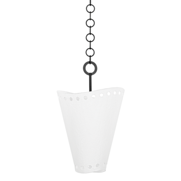 Visalia One Light Pendant in Forged Iron by Troy Lighting