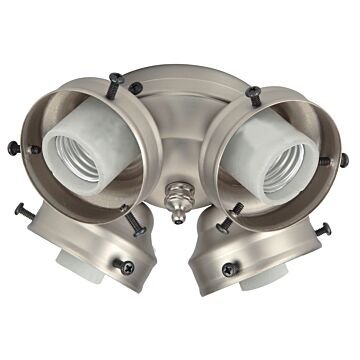 Craftmade 4 Light Medium Base Fitter in Brushed Satin Nickel