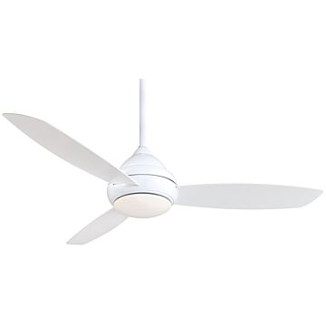 Concept L Wet 58" Led 58"Ceiling Fan in White by Minka Aire