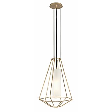 Troy Silhouette 23 Inch Pendant Light in Gold Leaf