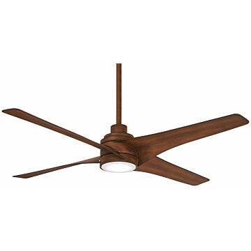 Swept 56"Ceiling Fan in Distressed Koa by Minka Aire