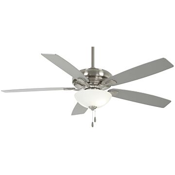 Minka Aire Watt II LED 2 Light 60 Inch Indoor Ceiling Fan in Brushed Nickel