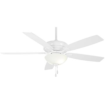 Minka Aire Watt II LED 2 Light 60 Inch Indoor Ceiling Fan in White