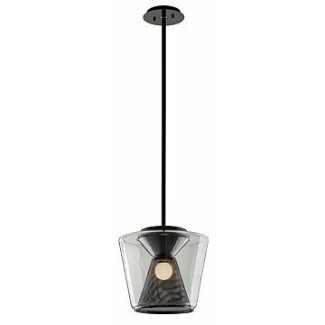 Troy Berlin 11 Inch Pendant Light in Gun Metal