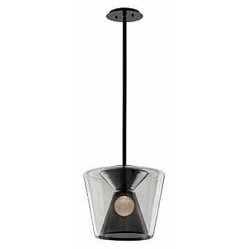 Troy Berlin 14 Inch Pendant Light in Gun Metal