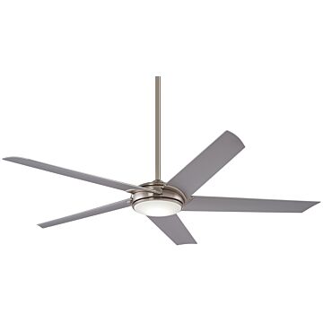 Raptor 60"Ceiling Fan in Brushed Nickel by Minka Aire