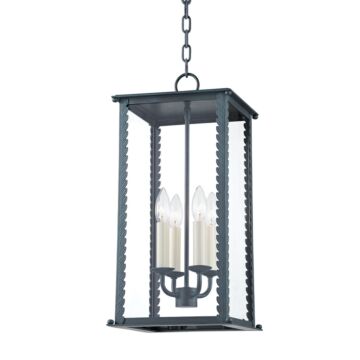 Zuma Four Light Outdoor Lantern in Verdigris by Troy Lighting