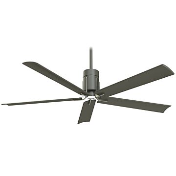 Clean 60"Ceiling Fan in Grey IronBrushed Nickel by Minka Aire