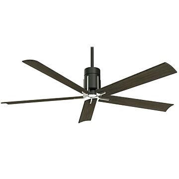 Clean 60"Ceiling Fan in Matte BlackBrushed Nickel by Minka Aire
