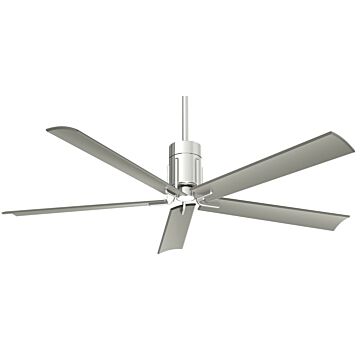 Clean 60"Ceiling Fan in Polished Nickel by Minka Aire