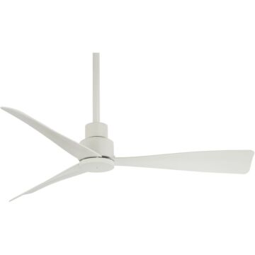 Simple 44" 44"Ceiling Fan in Flat White by Minka Aire